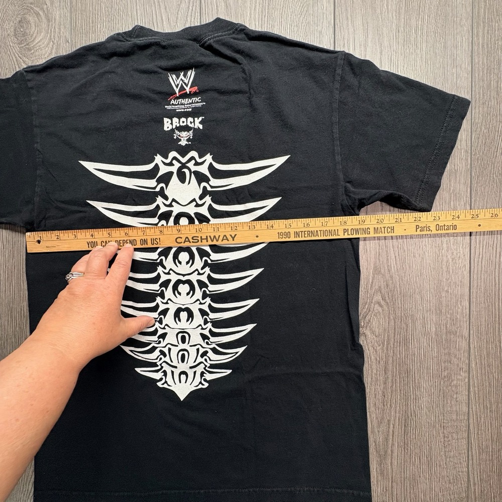 Vintage Brock Lesnar WWE Here Comes The Pain T-Shirt Mens Medium Black Graphic - Picture 7 of 9
